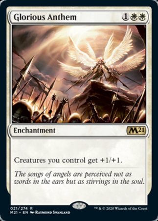 Glorious Anthem [Core Set 2021] | Dumpster Cat Games