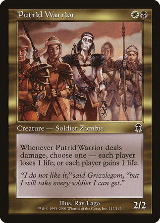 Putrid Warrior [Apocalypse] | Dumpster Cat Games
