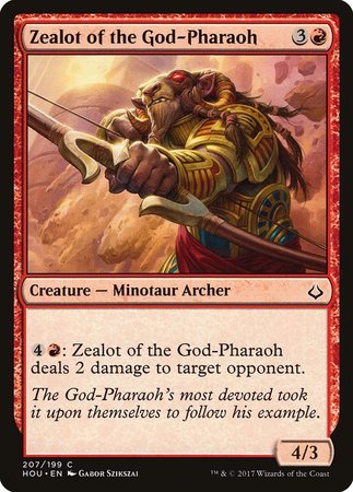 Zealot of the God-Pharaoh [Hour of Devastation] | Dumpster Cat Games