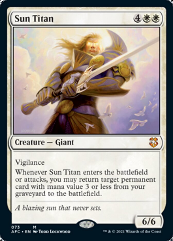 Sun Titan [Dungeons & Dragons: Adventures in the Forgotten Realms Commander] | Dumpster Cat Games