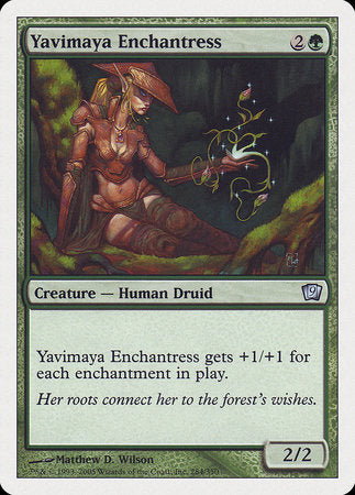 Yavimaya Enchantress [Ninth Edition] | Dumpster Cat Games