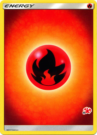 Fire Energy (Charizard Stamp #29) [Battle Academy 2020] | Dumpster Cat Games