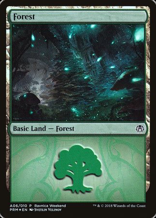 Forest - Golgari (A06) [GRN Ravnica Weekend] | Dumpster Cat Games