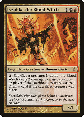Lyzolda, the Blood Witch [Dissension] | Dumpster Cat Games