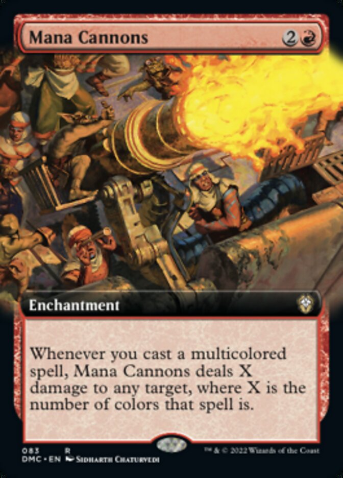 Mana Cannons (Extended Art) [Dominaria United Commander] | Dumpster Cat Games