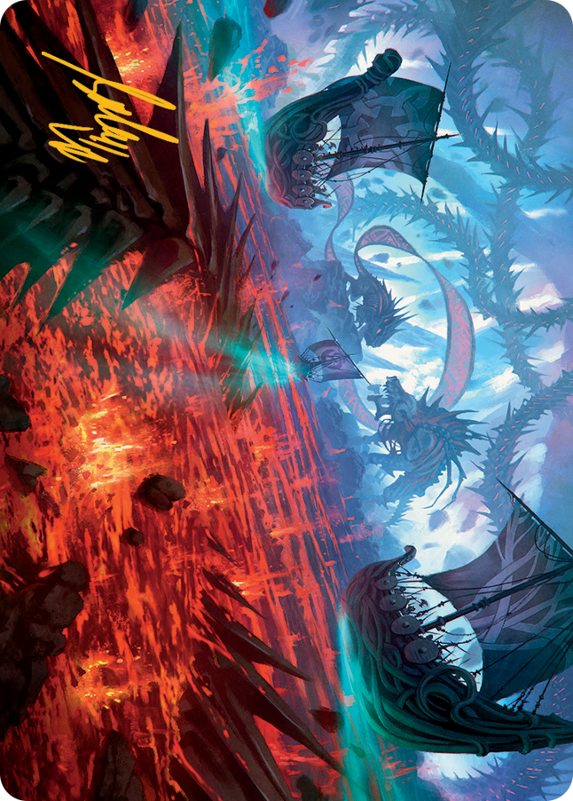 Invasion of Kaldheim Art Card (Gold-Stamped Signature) [March of the Machine Art Series] | Dumpster Cat Games