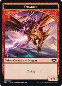 Dragon Token [Mythic Edition: War of the Spark] | Dumpster Cat Games