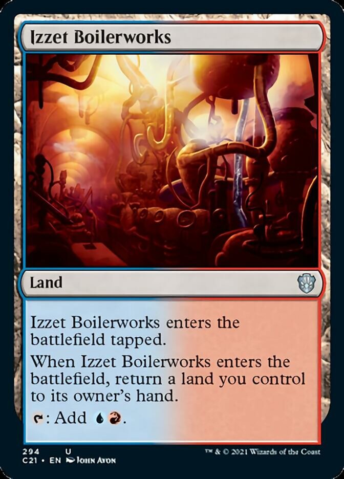 Izzet Boilerworks [Commander 2021] | Dumpster Cat Games