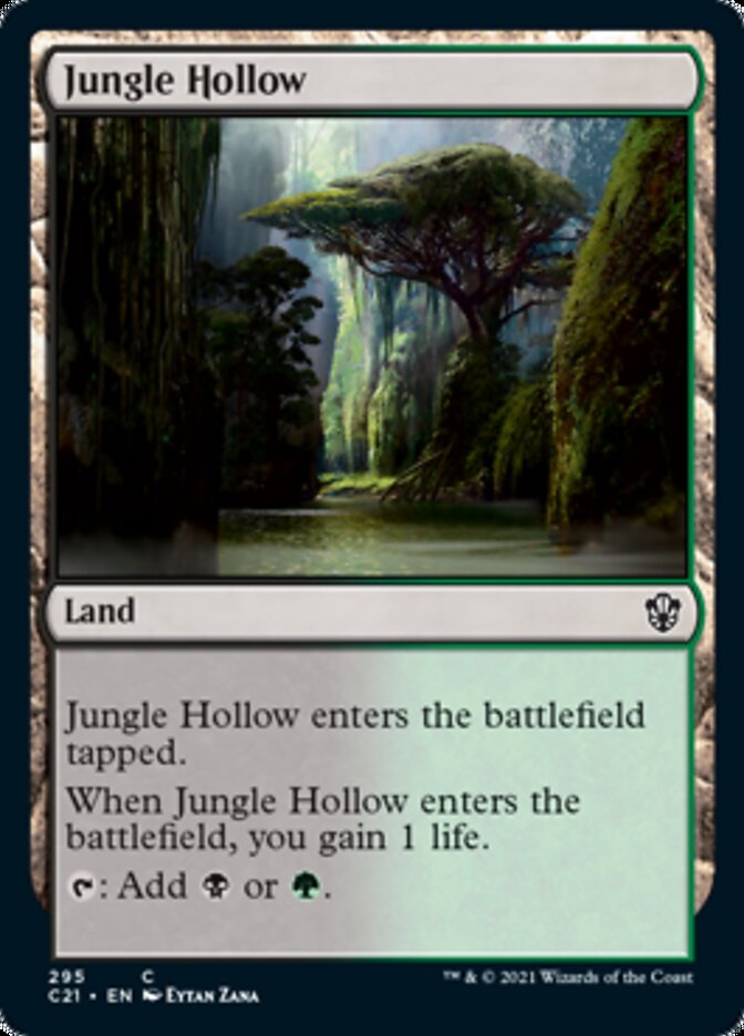 Jungle Hollow [Commander 2021] | Dumpster Cat Games