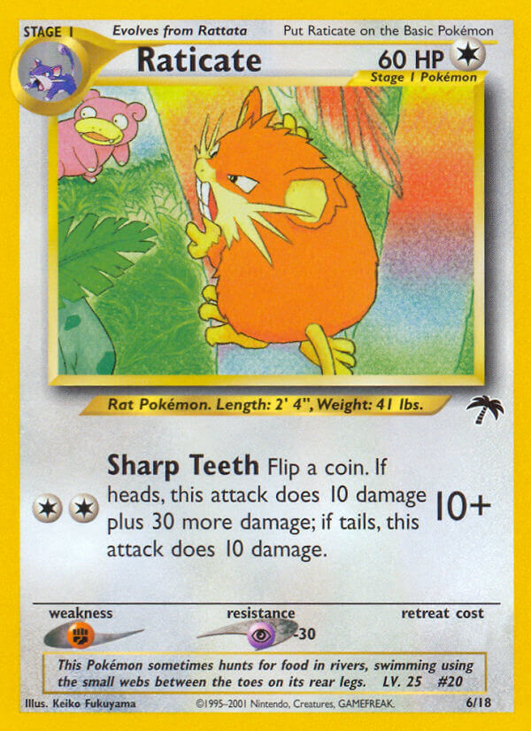 Raticate (6/18) [Southern Islands] | Dumpster Cat Games