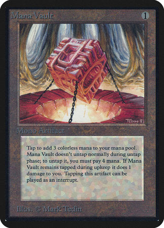 Mana Vault [Limited Edition Alpha] | Dumpster Cat Games