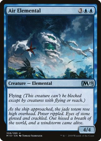 Air Elemental [Core Set 2019] | Dumpster Cat Games