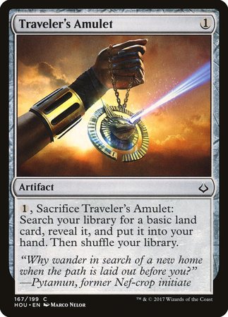 Traveler's Amulet [Hour of Devastation] | Dumpster Cat Games