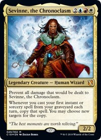 Sevinne, the Chronoclasm (Commander 2019) [Oversize Cards] | Dumpster Cat Games