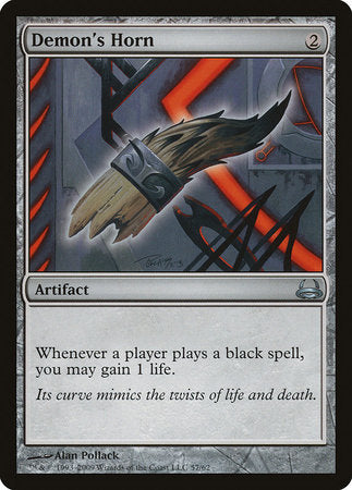 Demon's Horn [Duel Decks: Divine vs. Demonic] | Dumpster Cat Games