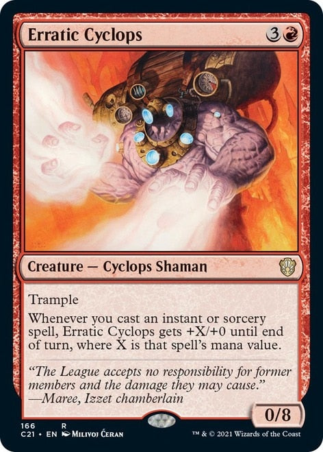 Erratic Cyclops [Commander 2021] | Dumpster Cat Games