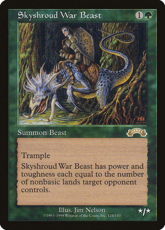 Skyshroud War Beast [Exodus] | Dumpster Cat Games