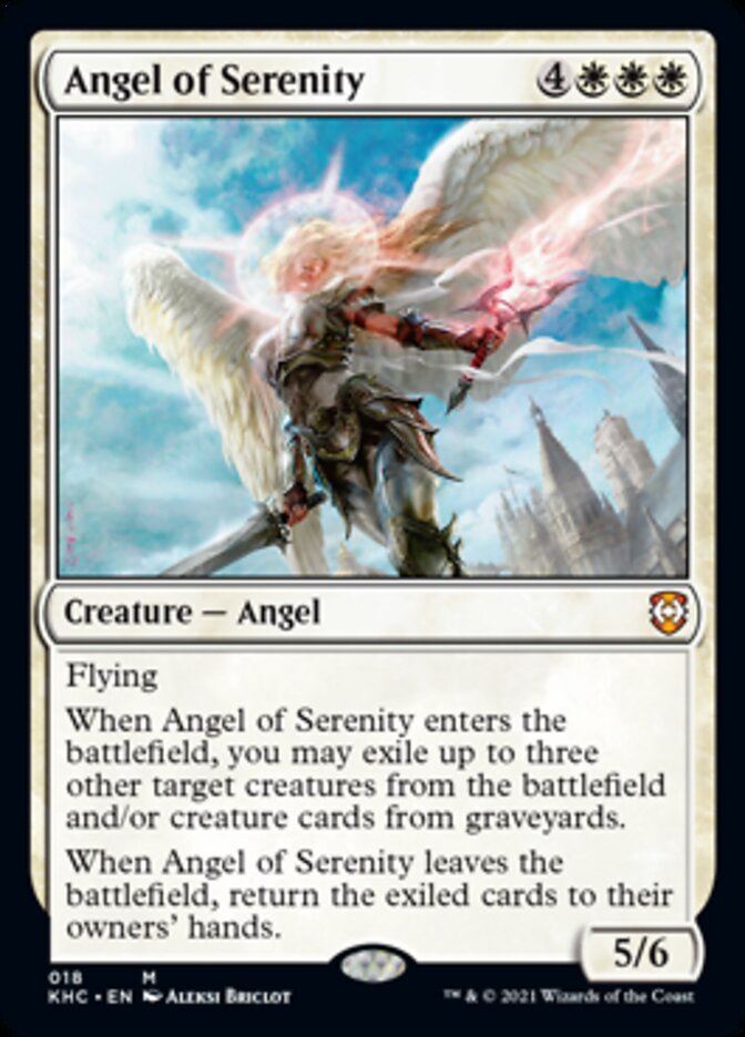 Angel of Serenity [Kaldheim Commander] | Dumpster Cat Games