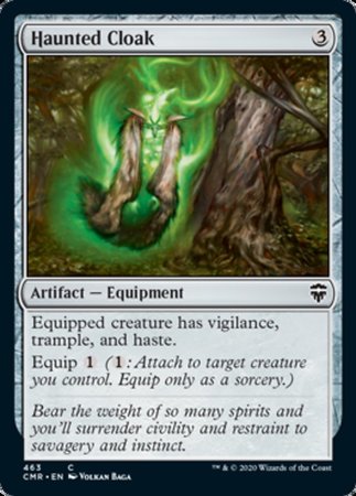 Haunted Cloak (463) [Commander Legends] | Dumpster Cat Games