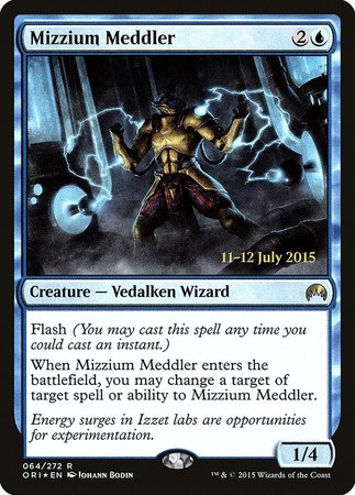 Mizzium Meddler [Magic Origins Promos] | Dumpster Cat Games