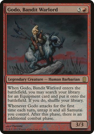 Godo, Bandit Warlord (Commander's Arsenal) [Commander's Arsenal Oversized] | Dumpster Cat Games