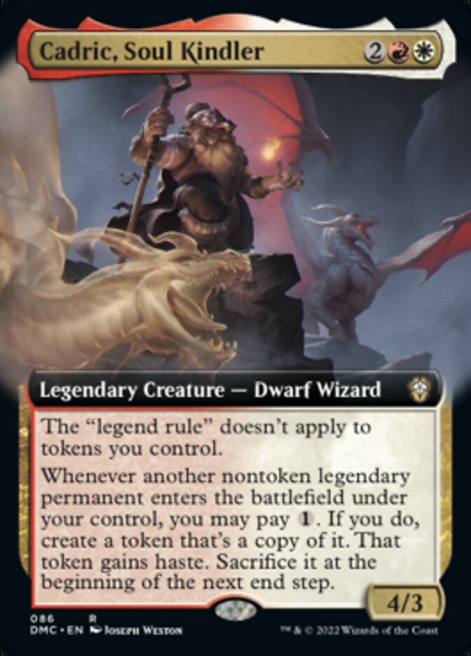 Cadric, Soul Kindler (Extended Art) [Dominaria United Commander] | Dumpster Cat Games