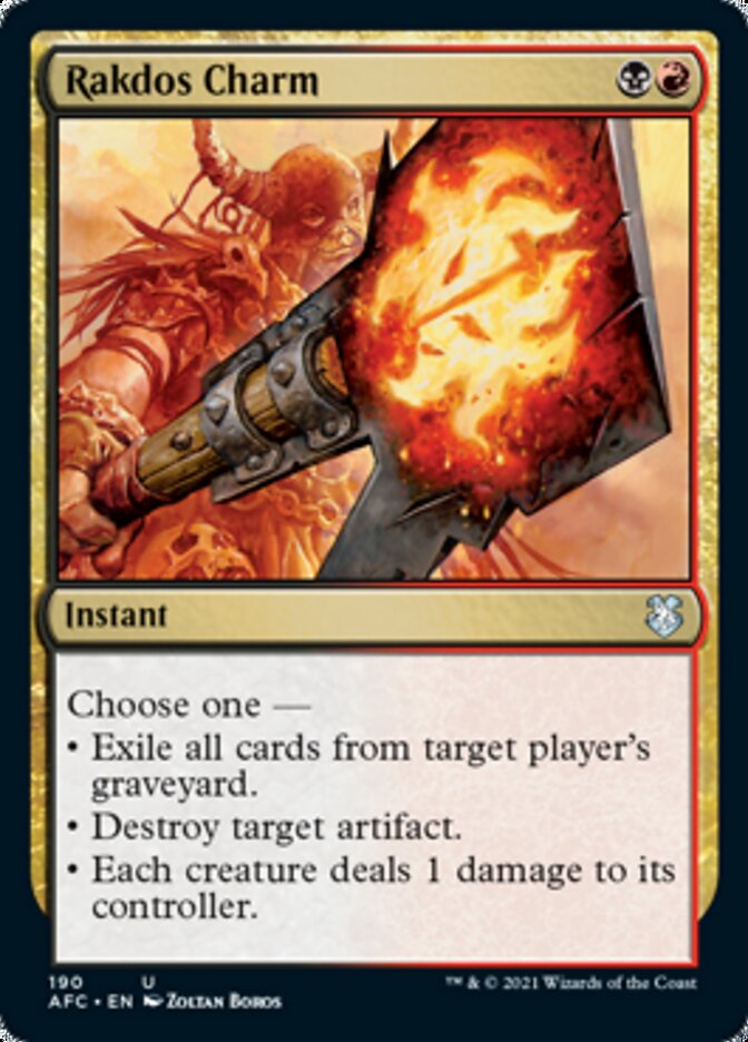 Rakdos Charm [Dungeons & Dragons: Adventures in the Forgotten Realms Commander] | Dumpster Cat Games
