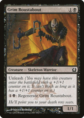 Grim Roustabout [Return to Ravnica] | Dumpster Cat Games