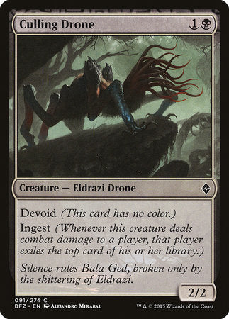 Culling Drone [Battle for Zendikar] | Dumpster Cat Games