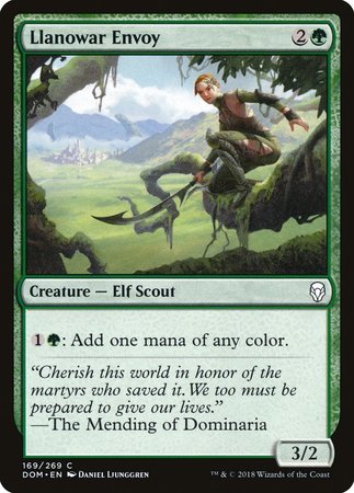 Llanowar Envoy [Dominaria] | Dumpster Cat Games