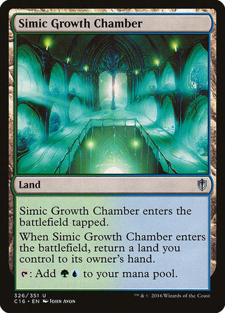 Simic Growth Chamber [Commander 2016] | Dumpster Cat Games