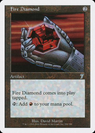 Fire Diamond [Seventh Edition] | Dumpster Cat Games
