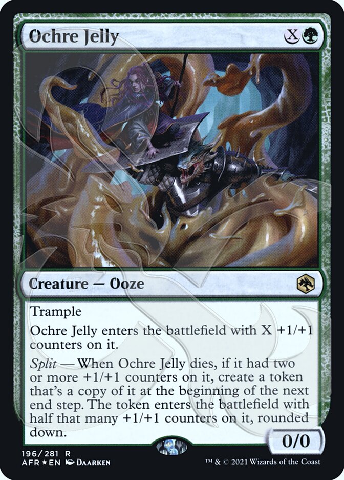 Ochre Jelly (Ampersand Promo) [Dungeons & Dragons: Adventures in the Forgotten Realms Promos] | Dumpster Cat Games