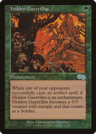 Hidden Guerrillas [Urza's Saga] | Dumpster Cat Games