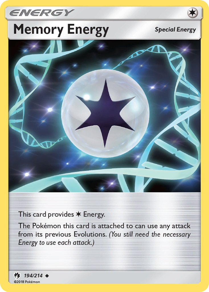 Memory Energy (194/214) [Sun & Moon: Lost Thunder] | Dumpster Cat Games