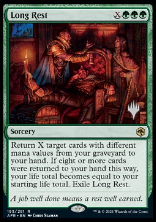 Long Rest (Promo Pack) [Dungeons & Dragons: Adventures in the Forgotten Realms Promos] | Dumpster Cat Games