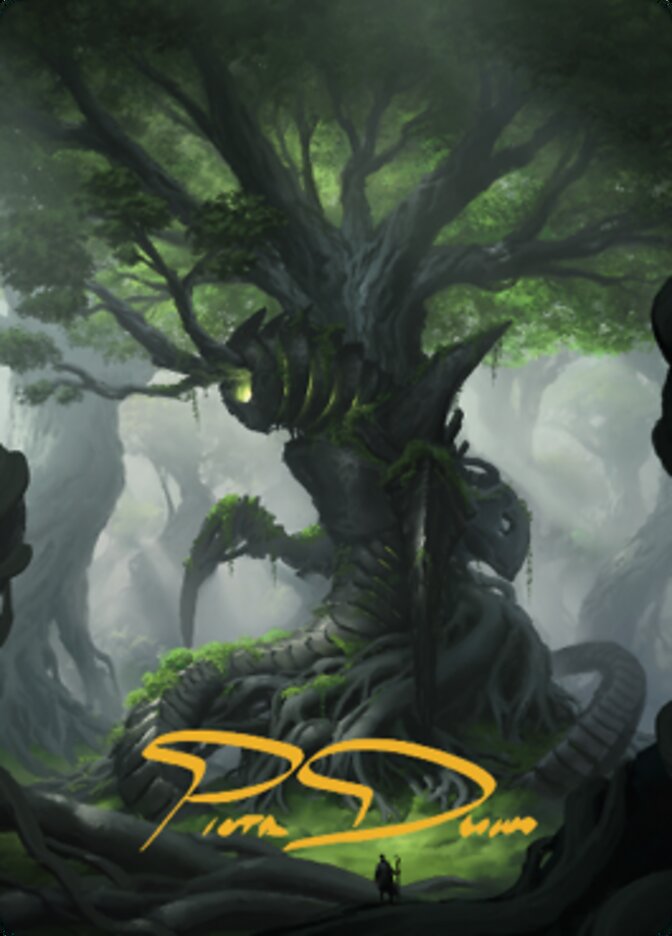 Forest Art Card (Gold-Stamped Signature) [The Brothers' War Art Series] | Dumpster Cat Games