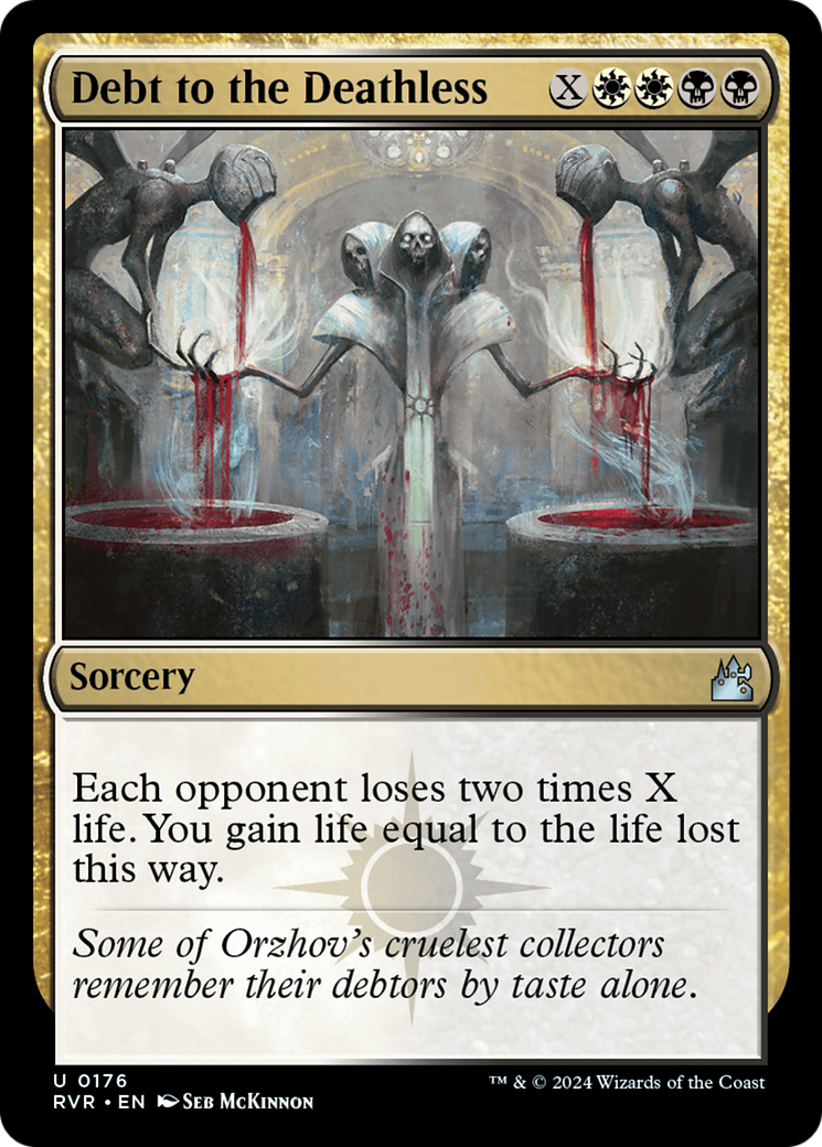 Debt to the Deathless [Ravnica Remastered] | Dumpster Cat Games