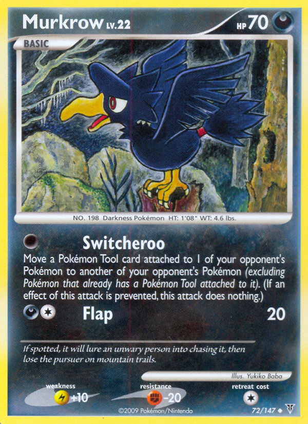 Murkrow (72/147) [Platinum: Supreme Victors] | Dumpster Cat Games