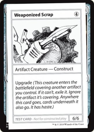 Weaponized Scrap (2021 Edition) [Mystery Booster Playtest Cards] | Dumpster Cat Games