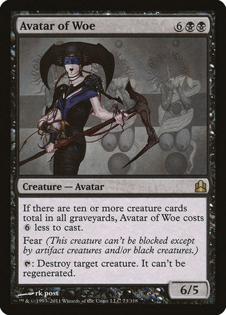 Avatar of Woe [Commander 2011] | Dumpster Cat Games