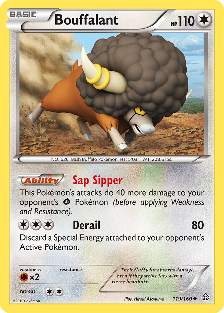 Bouffalant (119/160) [XY: Primal Clash] | Dumpster Cat Games