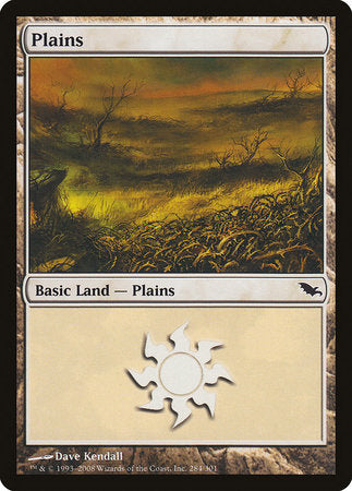 Plains (284) [Shadowmoor] | Dumpster Cat Games