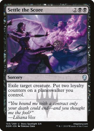 Settle the Score [Dominaria] | Dumpster Cat Games