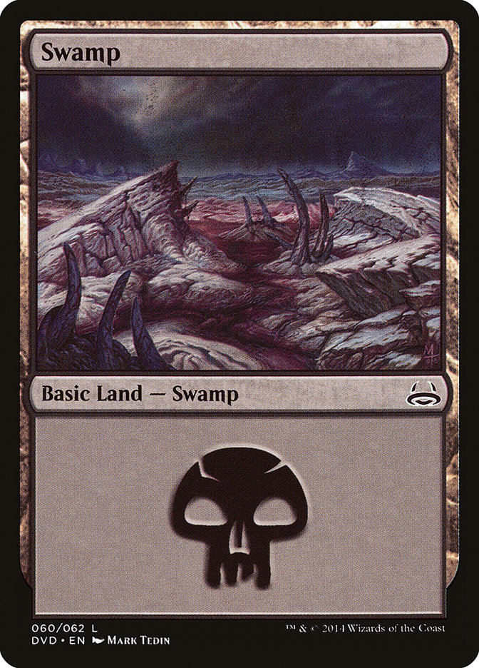 Swamp (60) (Divine vs. Demonic) [Duel Decks Anthology] | Dumpster Cat Games