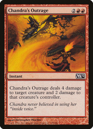 Chandra's Outrage [Magic 2012] | Dumpster Cat Games