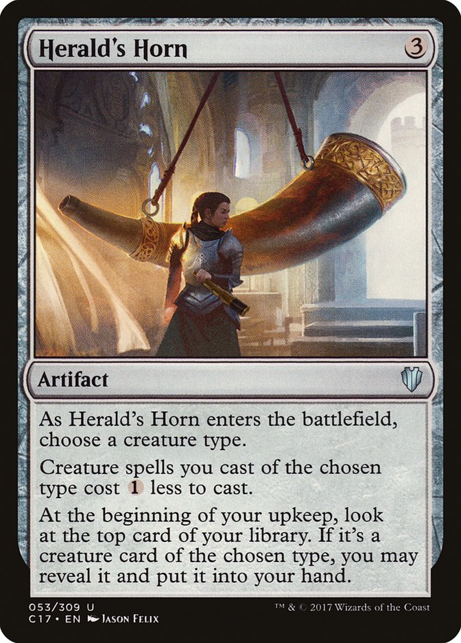 Herald's Horn [Commander 2017] | Dumpster Cat Games