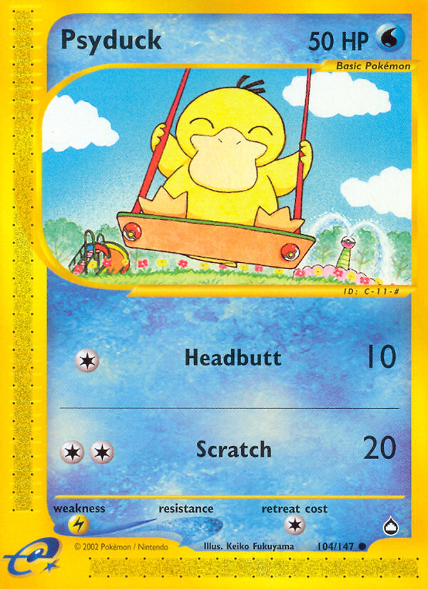 Psyduck (104/147) [Aquapolis] | Dumpster Cat Games