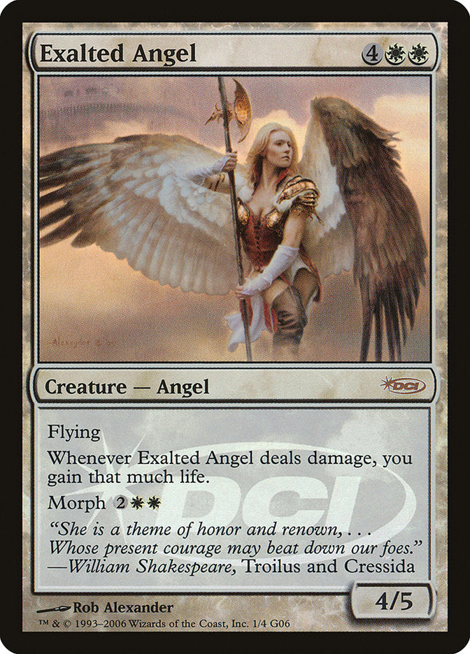 Exalted Angel [Judge Gift Cards 2006] | Dumpster Cat Games