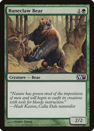 Runeclaw Bear [Magic 2011] | Dumpster Cat Games